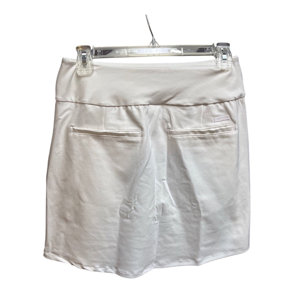NWT Adidas White Mini Golf Skort with Pockets - Picture 2 of 6